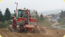 Bild vom Maissähen